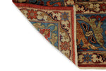 10x14 Rust and Light Blue Anatolian Traditional Rug