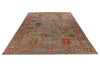 10x13 Gray and Multicolor Anatolian Traditional Rug