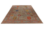 10x13 Gray and Multicolor Anatolian Traditional Rug