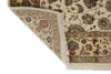 5x7 Ivory and Beige Turkish Silk Rug