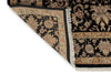 5x7 Black and Black Turkish Silk Rug