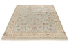 5x7 Light Blue and Ivory Turkish Silk Rug
