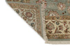 6x9 Light Blue and Ivory Turkish Silk Rug