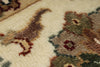 6x9 Light Blue and Ivory Turkish Silk Rug