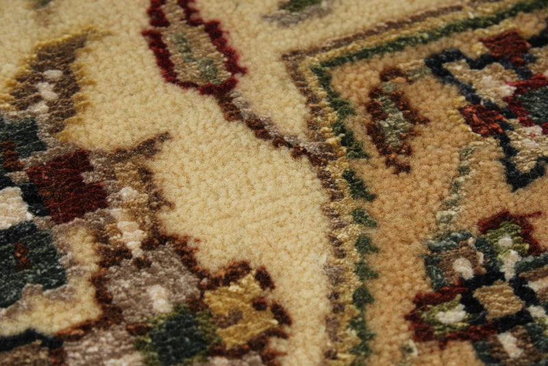 6x6 Black and Black Turkish Silk Rug