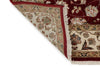6x9 Red and Ivory Turkish Silk Rug