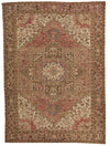 8x10 Ivory and Brown Anatolian Persian Rug