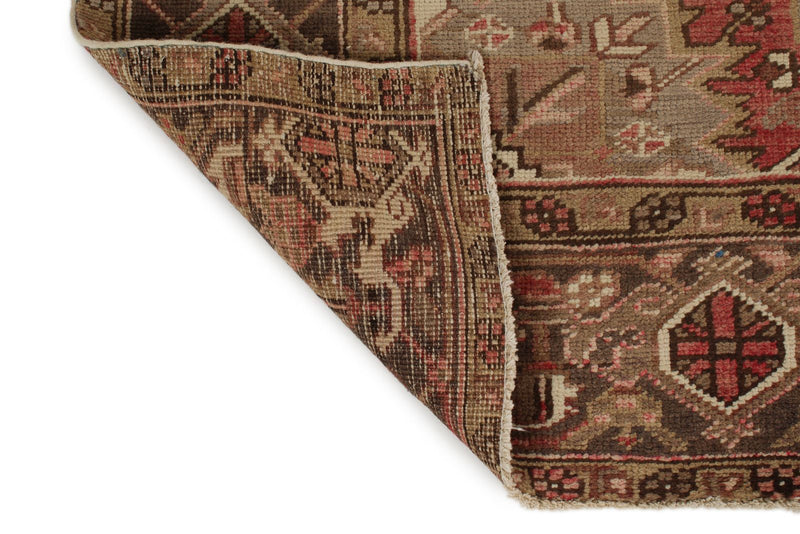 8x10 Ivory and Brown Anatolian Persian Rug
