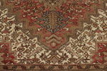 8x10 Ivory and Brown Anatolian Persian Rug