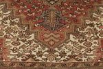 8x10 Ivory and Brown Anatolian Persian Rug
