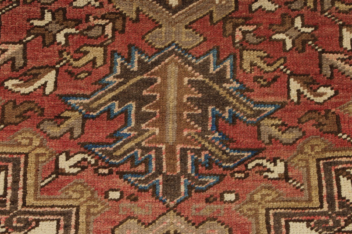 8x10 Ivory and Brown Anatolian Persian Rug