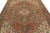 8x10 Ivory and Brown Anatolian Persian Rug
