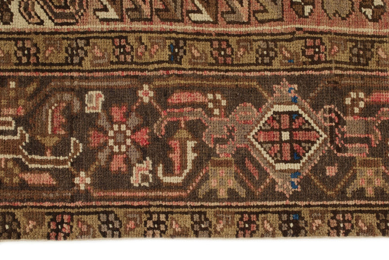 8x10 Ivory and Brown Anatolian Persian Rug
