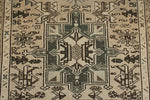 4x12 Ivory and Light Blue Turkish Oushak Runner