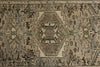 4x12 Ivory and Light Blue Turkish Oushak Runner