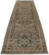 4x12 Ivory and Light Blue Turkish Oushak Runner