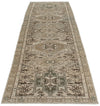 4x12 Ivory and Light Blue Turkish Oushak Runner