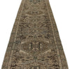 4x12 Ivory and Light Blue Turkish Oushak Runner