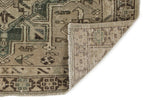 4x12 Ivory and Light Blue Turkish Oushak Runner