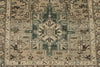 4x12 Ivory and Light Blue Turkish Oushak Runner