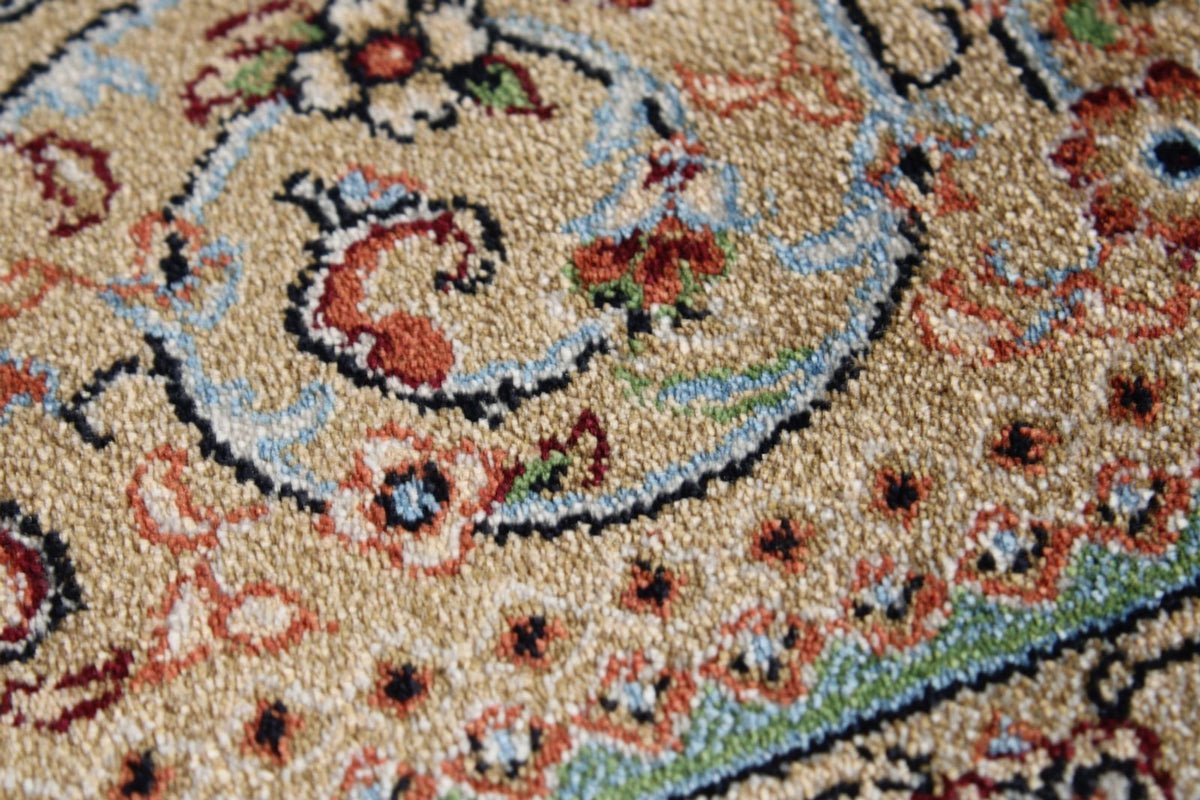 3x5 Brown and Multicolor Turkish Antep Rug