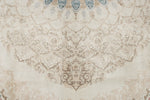 6x8 Ivory and Red Turkish Antep Rug