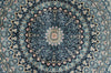 6x8 Navy and Multicolor Turkish Antep Rug