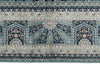 6x8 Navy and Multicolor Turkish Antep Rug