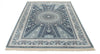 6x8 Navy and Multicolor Turkish Antep Rug