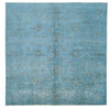 7x7 Blue and Gray Anatolian Traditional Rug