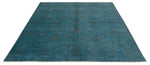 7x7 Blue and Gray Anatolian Traditional Rug