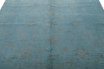 7x7 Blue and Gray Anatolian Traditional Rug