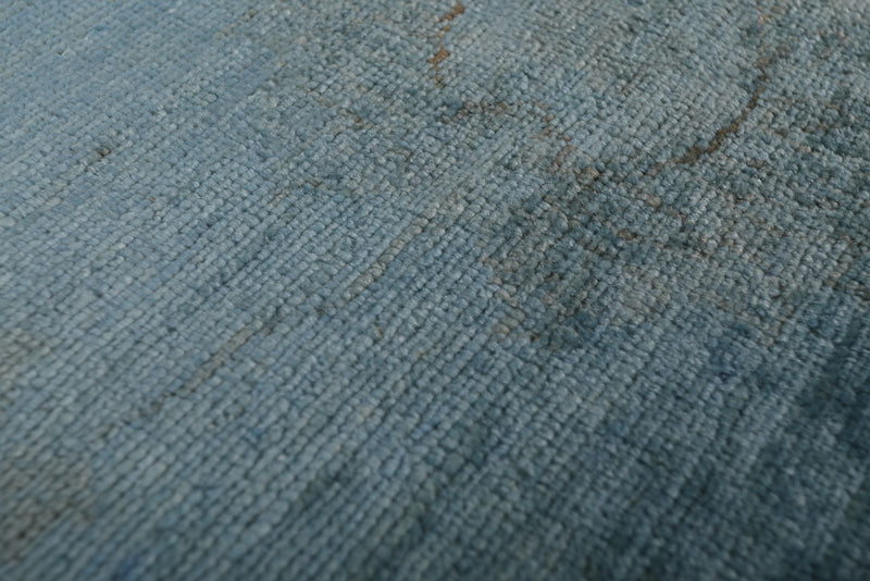 7x7 Blue and Gray Anatolian Traditional Rug