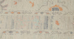 3x16 Ivory and Beige Turkish Oushak Runner