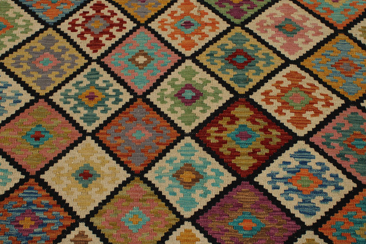 10x14 Multicolor Turkish Tribal Rug
