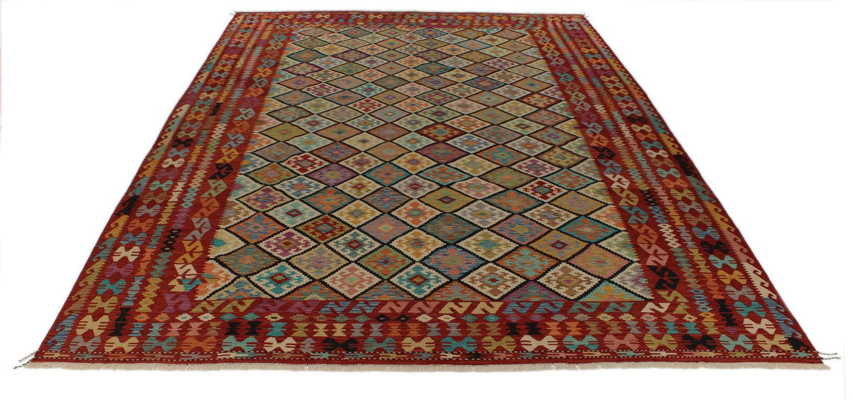 10x14 Multicolor Turkish Tribal Rug