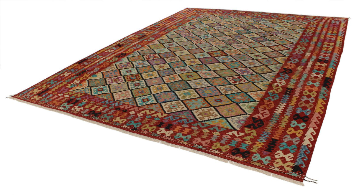 10x14 Multicolor Turkish Tribal Rug