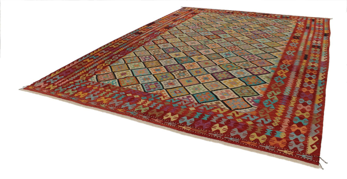 10x14 Multicolor Turkish Tribal Rug