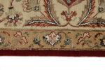 8x10 Red and Ivory Turkish Silk Rug