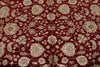 8x10 Red and Ivory Turkish Silk Rug