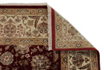 8x10 Red and Ivory Turkish Silk Rug
