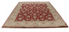 8x10 Red and Ivory Turkish Silk Rug