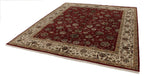 8x10 Red and Ivory Turkish Silk Rug