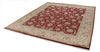 8x10 Red and Ivory Turkish Silk Rug