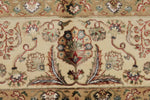 8x10 Red and Ivory Turkish Silk Rug