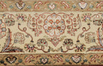 8x10 Red and Ivory Turkish Silk Rug
