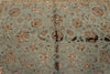 8x10 Light Blue and Ivory Turkish Silk Rug