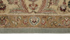 8x10 Light Blue and Ivory Turkish Silk Rug