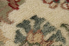 8x10 Light Blue and Ivory Turkish Silk Rug