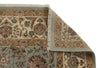 8x10 Light Blue and Ivory Turkish Silk Rug